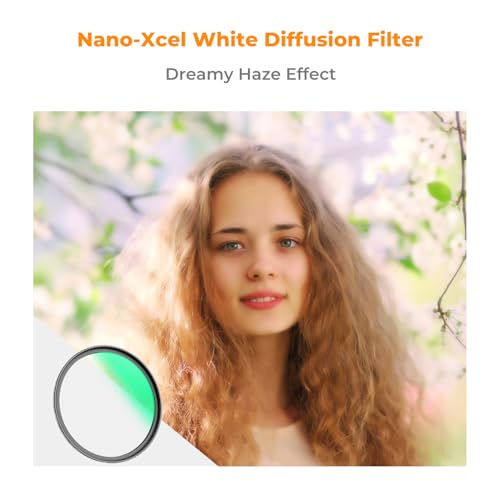 Filtre anti reflet et rayures K&F Concept Nano-X White Pro Mist 1/4 diffusion douce 77mm - 2