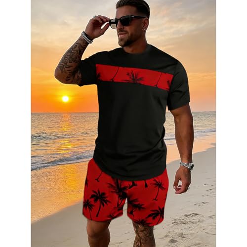 Survêtement homme amropi ensemble léger imprimé exotique