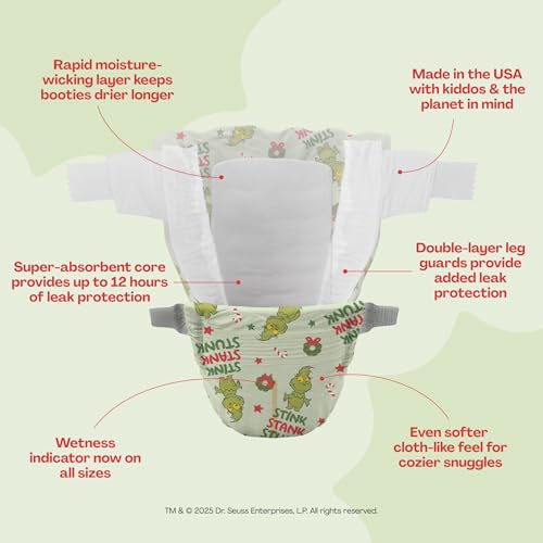 Image of Hello Bello Premium Diapers (Baby Seuss Stink Stank Stunk) Size 3, 25ct