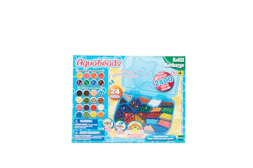 Aquabeads Mega Bead Set - Arts & Crafts Bead Refill Kit for Children Ages 4+ - Includes Over 2,400 Beads and Shooting Star Storage Case - Image 8