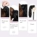 AISI BEAUTY Corn Wave Ponytail Extension, Long Ponytail Extension for Women Curly Wrap Around Ponytail 22 Inch Synthetic Clip in Ponytail Hairpiece for Daily Party Use(27H613)