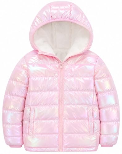 Image of Lovekider 4-12 Years Girls Hooded Puffer Jacket Warmth Padded Winter Coat