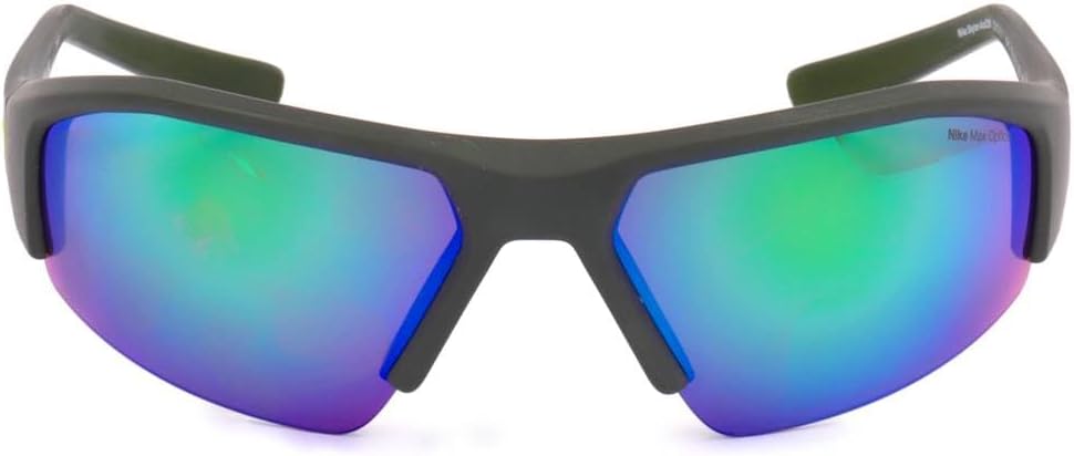 Nike Skylon Ace 22-M DV2151 355 Sunglasses Matte Sequoia/Green Mirror 70mm