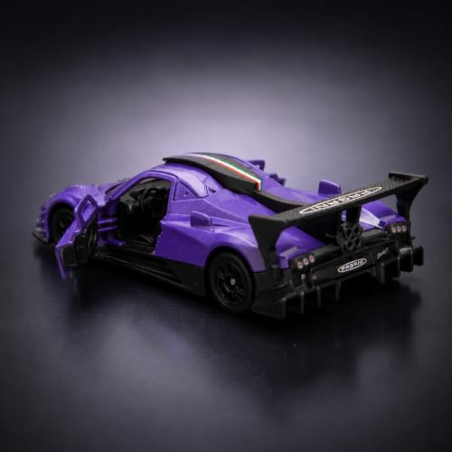 Image of Wizplex CCA Officially Licensed Pagani Zonda Revolucion 1:64 Scale Die Cast Metal Car - Collectible Alloy Track Hypercar with Openable Doors & Free-Rolling Wheels, Display Showpiece for Kids 3+