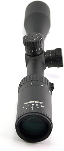 Miniatura 6 de Visionking Alcance del rifle 3-9x40 Retícula del punto del mililímetro de 1.417 in para la caza