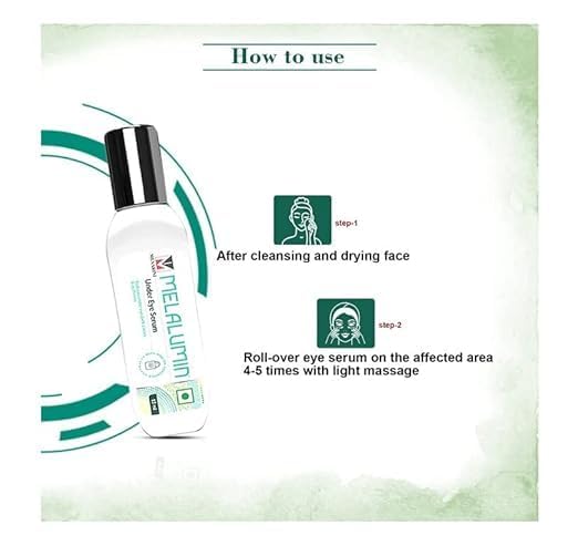 Image of Mela luminn Under Eye Serum for Reduce Under Eye Dark Circle and Puffiness for All Skin, 15ml