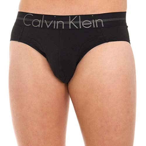 Calvin Klein Hip Brief, Bóxer Para Hombre, Negro (Black 001), X-Large