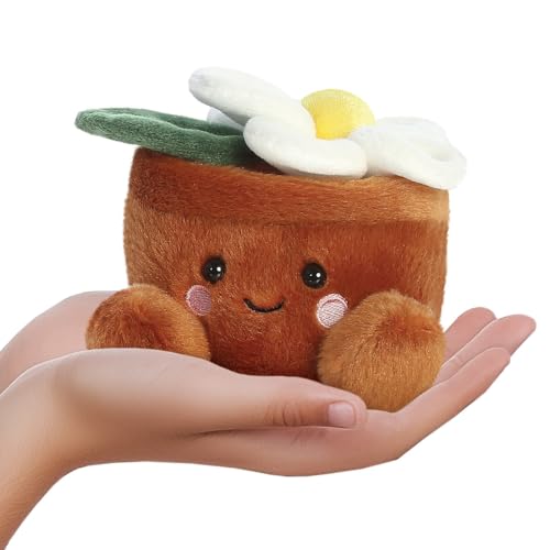 Aurora, 33907, Palm Pals Junie Daisy 5In, Soft Toy, Brown & White