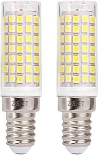 ZSZT E14 LED Bulb 9Watt Equivalent 75W Cool White 6000K Cooker Hood AC220-240V Non Dimmable Small Edison Screw lamp (Pack of 2)