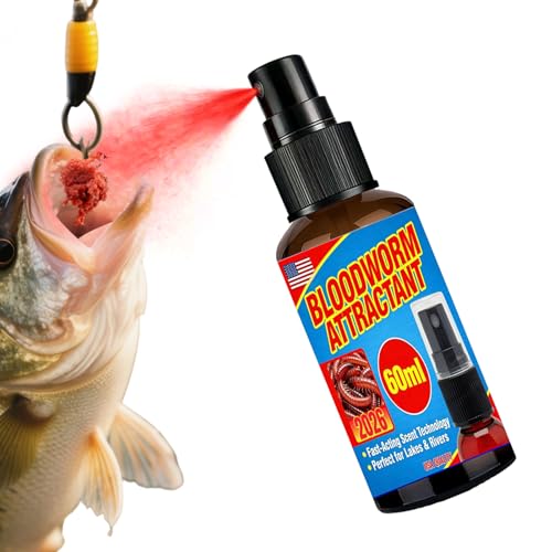Fishing Attractants,60ml Liquid Lure Attraction Additive | Scent Lure Attractant Spray - for Angler Beginner Fishing Freshwater Carp Catfish Bass Lake River