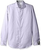 Calvin Klein Men's Dobby Twill Infinite Cool Long Sleeve Button Down Shirt