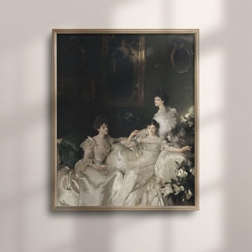 Elegant Antique Woman Portrait Reproduction - Timeless Vintage Wall Art