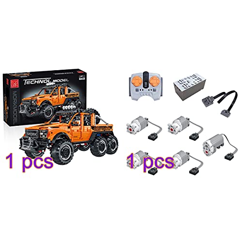 LDB SHOP Technik Ferngesteuert Geländewagen Bausatz, 3218 Klemmbausteine 2,4G Technik Off-Roader Modell mit Motoren und… – Bild 3