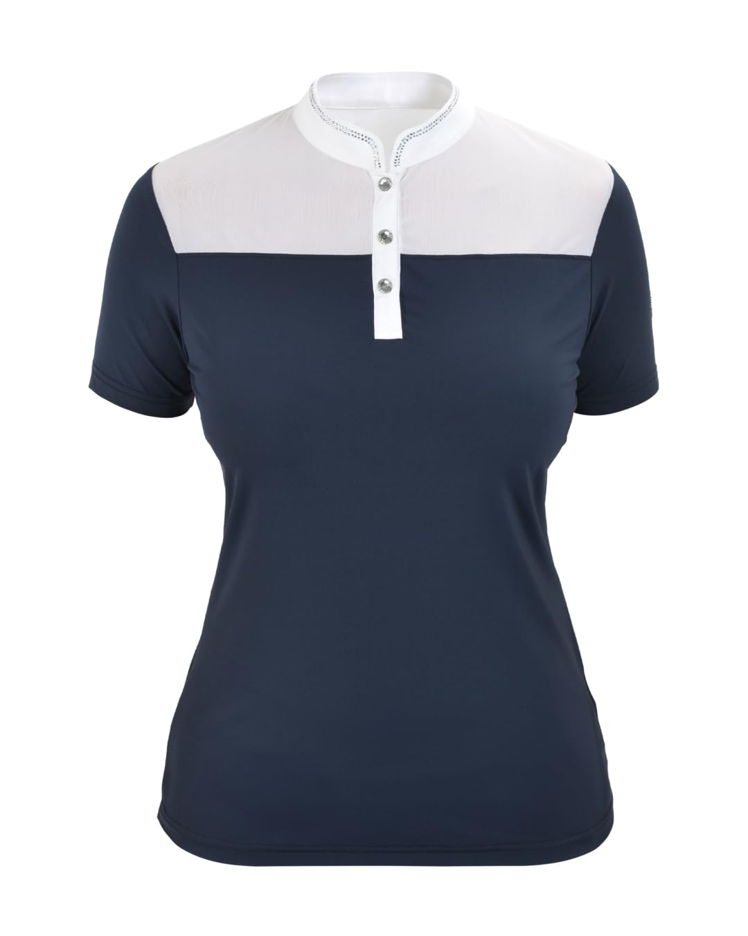 Equiva Damen Turniershirt Vienna, leichtes und atmungsaktives Reitshirt mit sportlicher Passform, ideal für Turnier und Sommertraining
