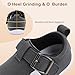 JOINFREE Toddler Shoes Girls Boys Lightweight Dress Shoes Baby Wide Barefoot Flats Fashion School Shoe Kids Walking Sneakers Darkgrey Size 10