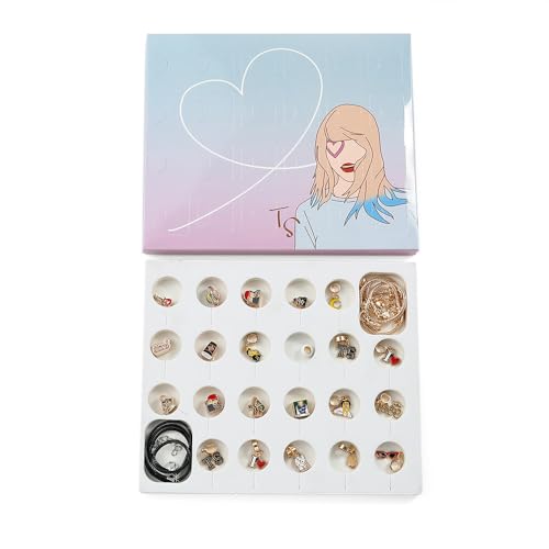 Image of Famous Pop Female Singer Bracelet Blind Box Set - Creative Metal Tay lor Bracelet, Birthday, Christmas Gift for Fans, Female Friends, Collectible Souvenir (C Bracelet Set)