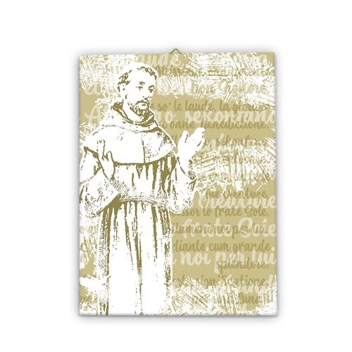 Toile pop-art San Francesco Frères Bonella tableau italien