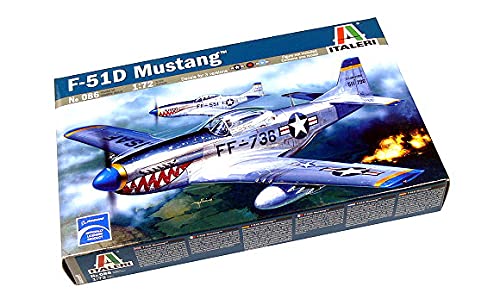 ITALERI RCECHO Aircraft Model 1/72 F-51D Mustang Scale Hobby 086 T0086 with RCECHO® Full Version Apps Edition