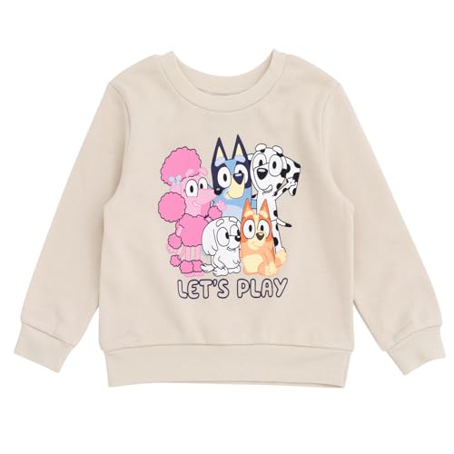 Image of Bluey Fleece Sweatshirt and Jogger Set Toddler to Big Kid