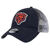 New Era Men's Navy Chicago Bears Slick Trucker 9TWENTY Adjustable Hat