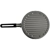 KAPILA 1100ml Titanium Frying Pan with Stainless Steel Folding Handle Camping Pot Titanium Camping Pot Titanium Cookware Backpacking (1100ml)
