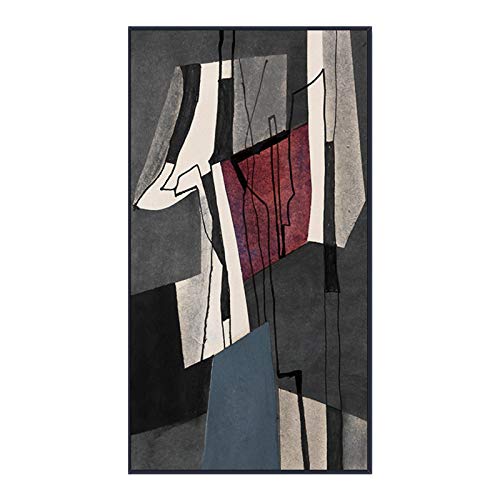 Peinture sur toile abstraite moderne pour habiller un mur de salon vide