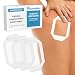 Houseables Transparent Dressing, Waterproof Wound Seal, 4"x 5", 50 Pack, Clear, Film, Shower Shield Dressings, Large Bandages, Surgical, for Tattoo Protection, Wounds, Dialysis Catheter Shields