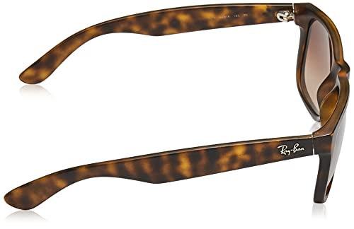 Ray-Ban RB4165 Justin Rectangular Sunglasses, Tortoise, 55 mm3