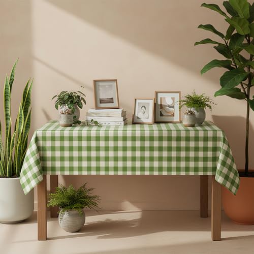 Nappe rectangulaire jetable plastique 137x274 nappe buffet anniversaire verte - 5