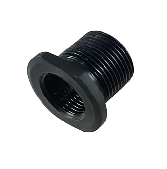 Thread Protector, 1/2x28 TPI Convert to 5/8x24 TPI, CNC Machined, Black Oxide Finish