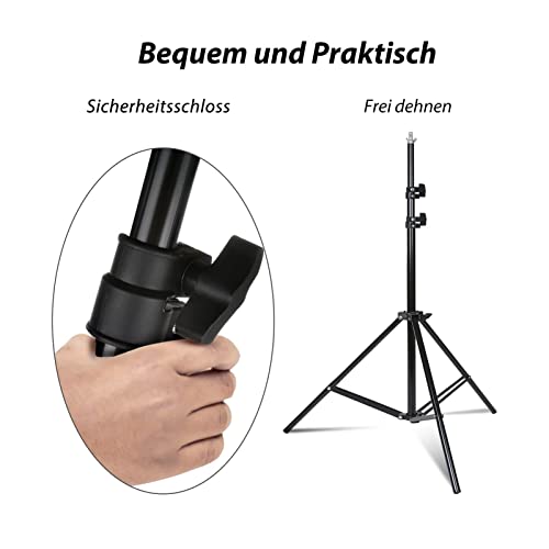 Hintergrundsystem Yorking Hintergrund Ständer 2 x 3 m für Fotostudio