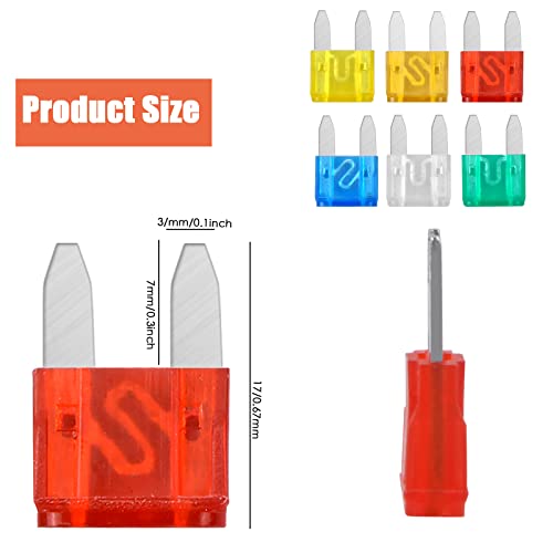 120Pcs Auto Fusibili Fusibile a Lama Standard Mini...