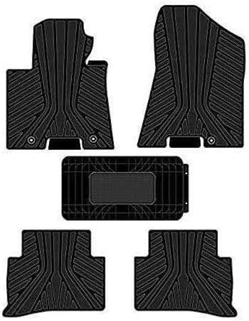 Kaungka Heavy Rubber Car Front Floor Mats Compatible with 2016 2017 2018 Hyundai Tucson- All Weather and Season Protection Car Carpet