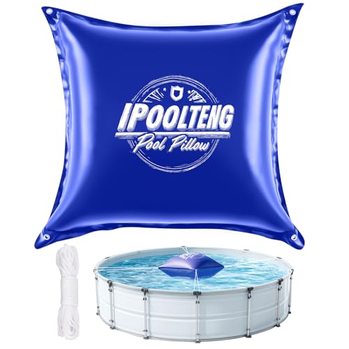 4 x 4 Ft Pool Pillows for Above Ground Pool, 0.5mm PVC Cold-Resistant Pool Pillow with...