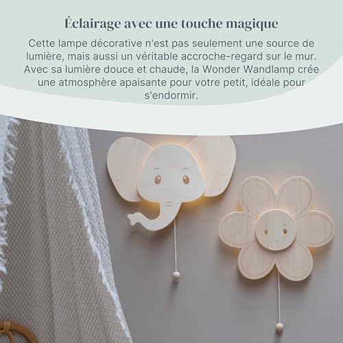 Applique fleur Wonder marron Baby's Only cocon de douceur - 4