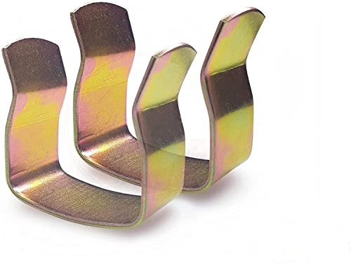 2 clips de metal en U para unir somieres de cama o somieres otomanos (2 piezas)