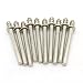 TEMO 10 pc #401 screw Mandrel for Felt Polishing Wheel or Cone Tip with 1/8 inch (3mm) Shank fit Dremel and Compatible Rotary Tools