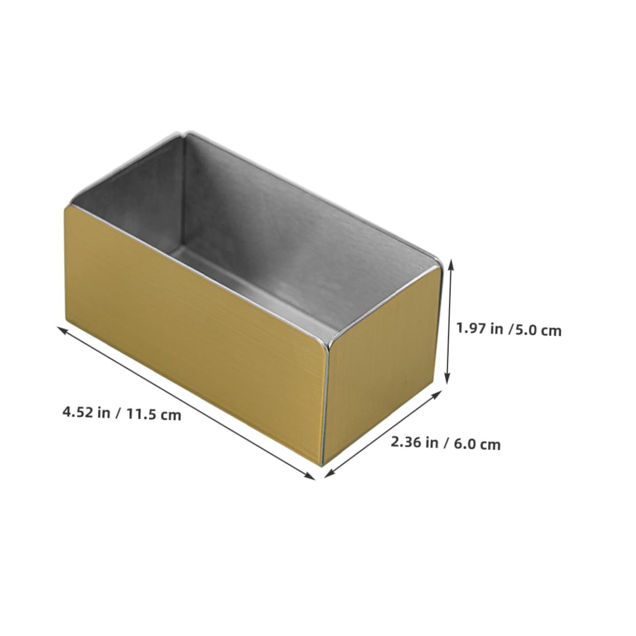 PERSELOSO Elegant Kitchen Holder Metal Sugar Packet Holder Tea Bag Organizer Small Sugar Container