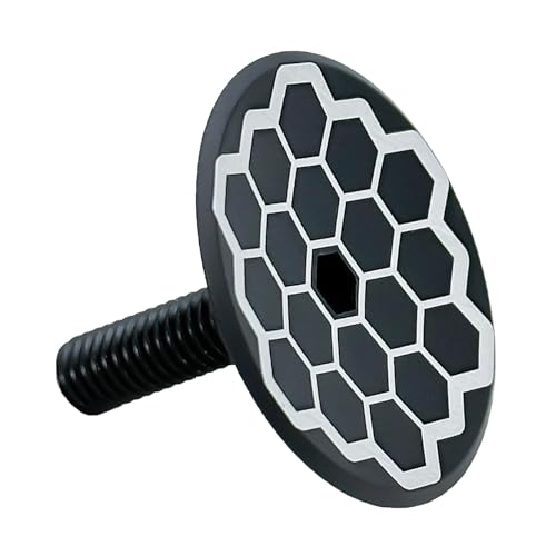 Kangnice Bicycles Headsets Caps Aluminum Alloy Bike Front Fork Stem Top Caps Integrated Bike Stem Covers Replacement Cycling Part
