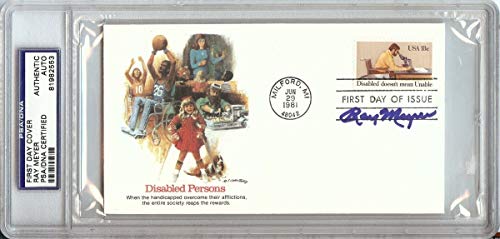 Ray Meyer Signed Autographed First Day Cover Cachet DePaul Blue Demons PSA/DNA
