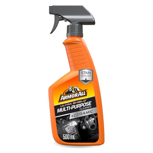Armor All Ultra Shield + Ceramic Multi Purpose Interior Car Cleaner 500ml, Ceramic Formula and Stain Repelling Technology, Keeps your Car's Surfaces Clean for Longer, Ideal for Car Detailing