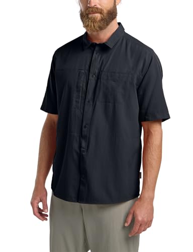Jack Wolfskin Herren Sierra Canyon Shirt Hemd, Dark Navy, M EU