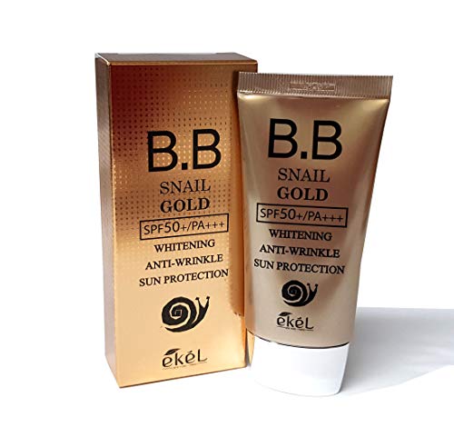 [Ekel] Snail Gold BB 50ml SPF50+ PA+++ / Anti-Wrinkle, UV protection / Korean Cosmetics