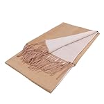 TZ Promise Womens Travel Scarf Warm Cashmere Feel Two-Tone Reversible Shawls and Wraps for Winter - Image 3