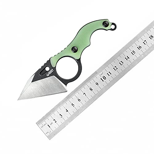 Kubey Hippocam Ku166 Fixed Blade Utility Knife Hand Tool 2.36" Tanto D2 Blade With Snap Faster Kydex For Outdoor Hiking Camping And Everyday Carry (Jade) #TOP7
