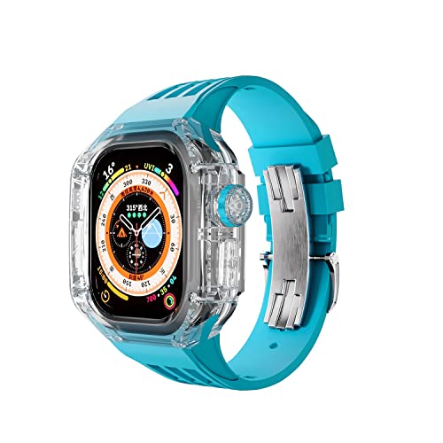 Kit modification Apple Watch 8 Ultra bracelet caoutchouc 49mm iWatch