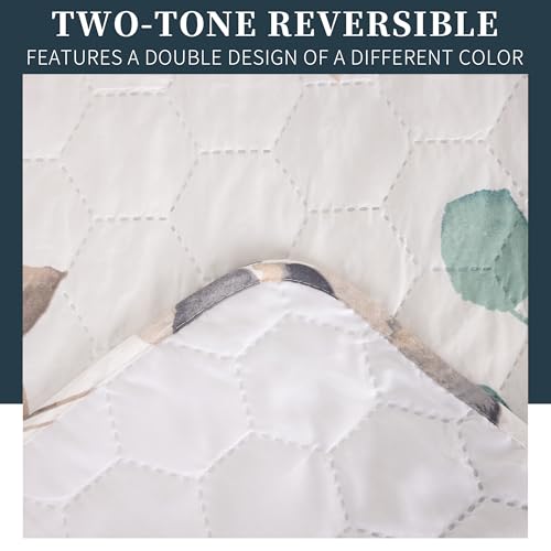 Miniatura 3 de Besch Colcha Boutis Para Primavera Y Verano Con Diseño Flores 2 Funda Cojin 50x70 Cm - Cubrecama Ligera Fina Entretiempo Extra Suave Y Transpirable Cama 150, 240x260cm