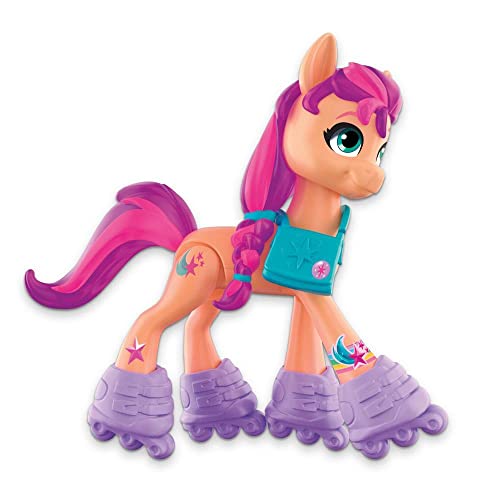 My Little Pony: A New Generation Movie Crystal Adventure Sunny Starscout - 3-Inch Orange Pony Toy, Surprise Accessories, Bracelet (Accessory Colors May Vary) #TOP5