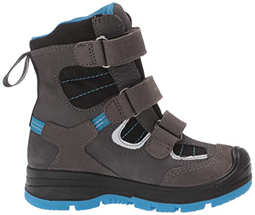 Keen Redwood Winter Mid Height Leather Waterproof Snow Boot, Raven/Magnet, 2 Us Unisex Big Kid #TOP5