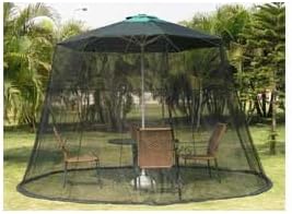 Umbrella Mosquito Net Canopy Patio Set Screen House Black